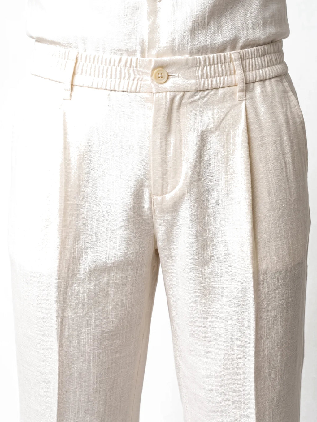 Bruno Valls - MATEO Pantalón de lino con pinzas - imagen 17