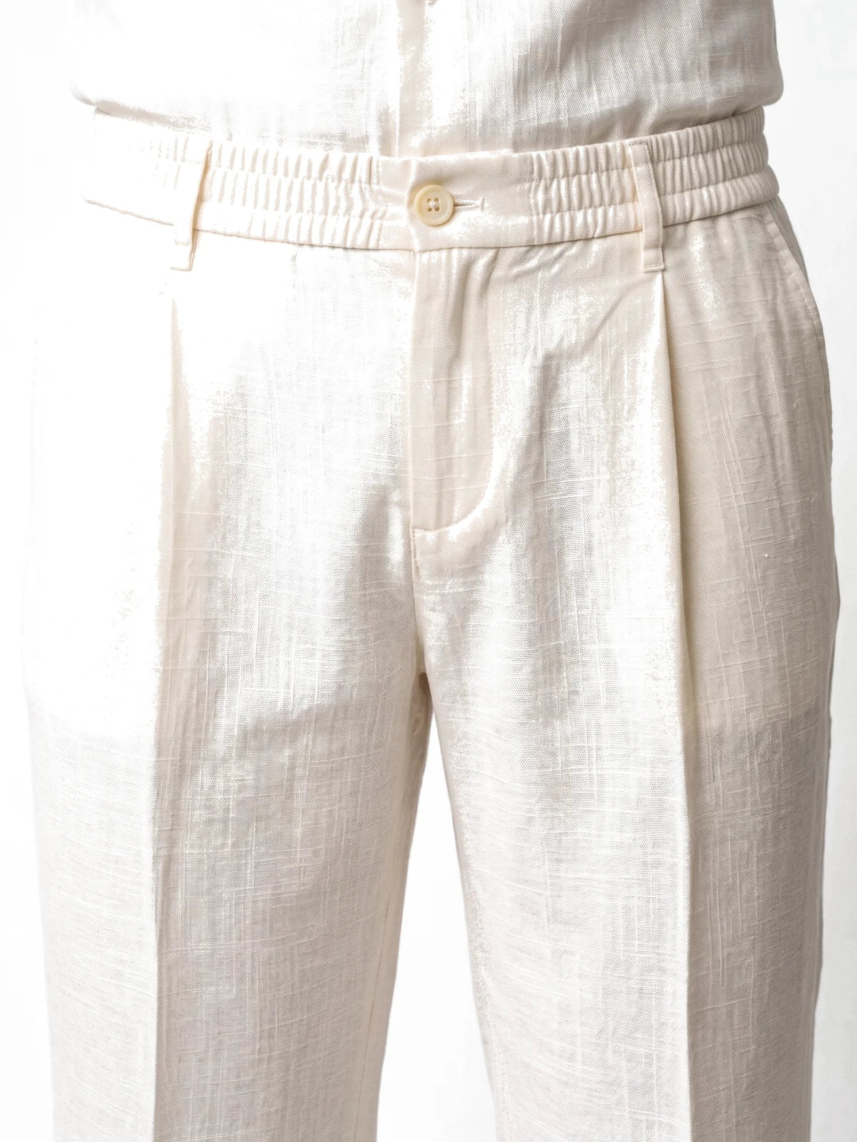 Bruno Valls - MATEO Pantalón de lino con pinzas - imagen 17