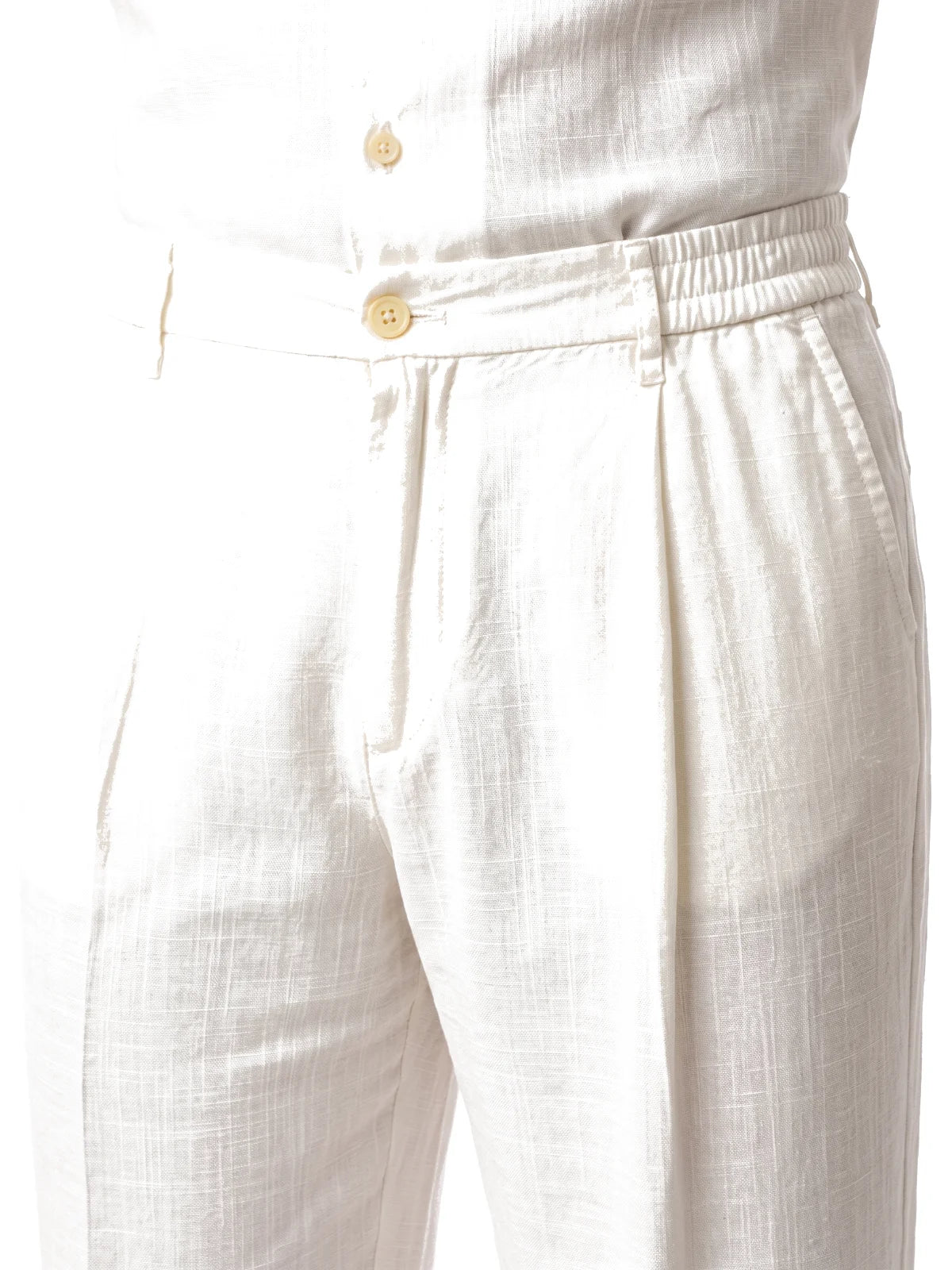 Bruno Valls - MATEO Pantalón de lino con pinzas - imagen 19