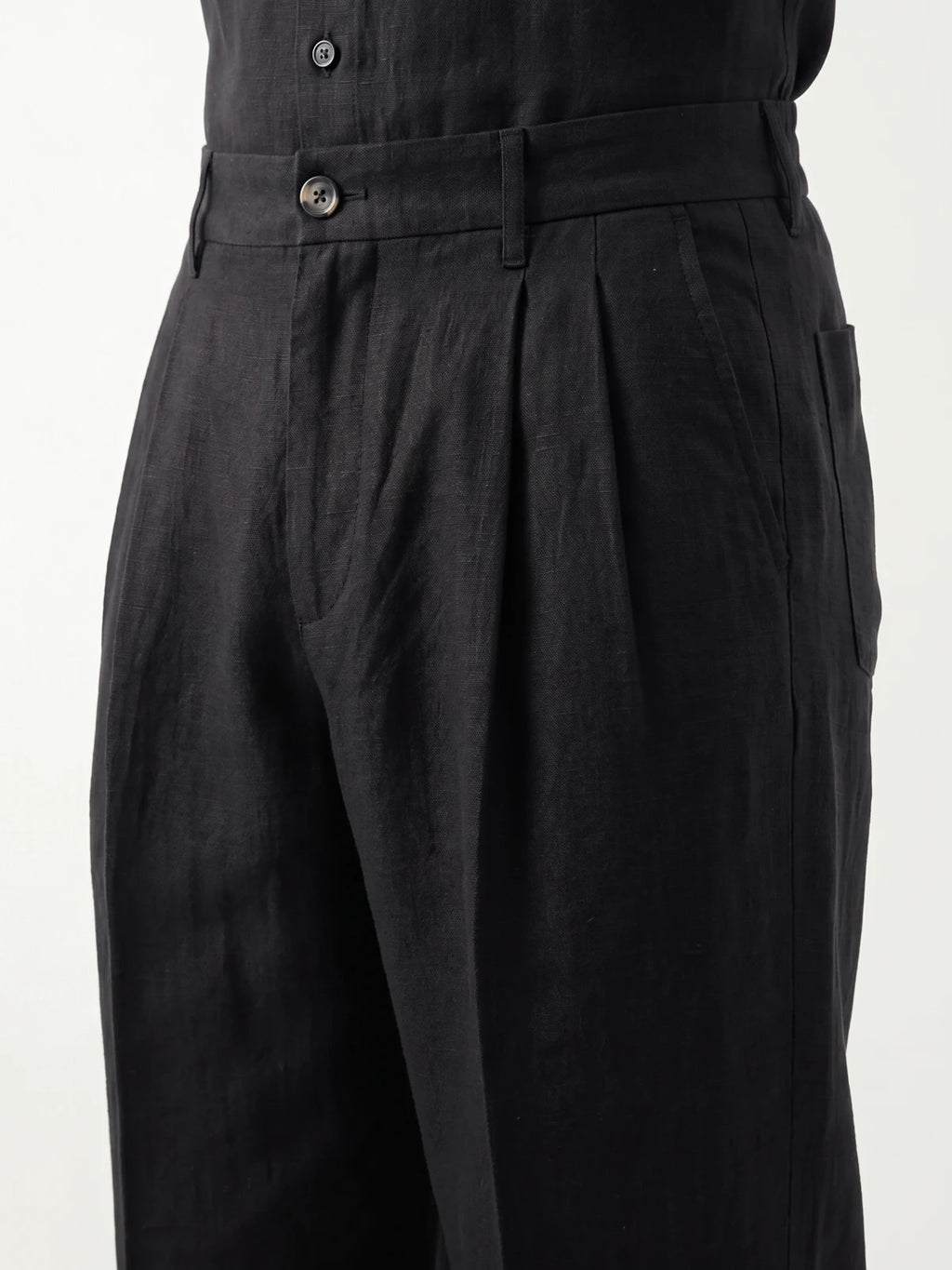 Bruno Valls - MATEO Pantalón de lino con pinzas - imagen 23