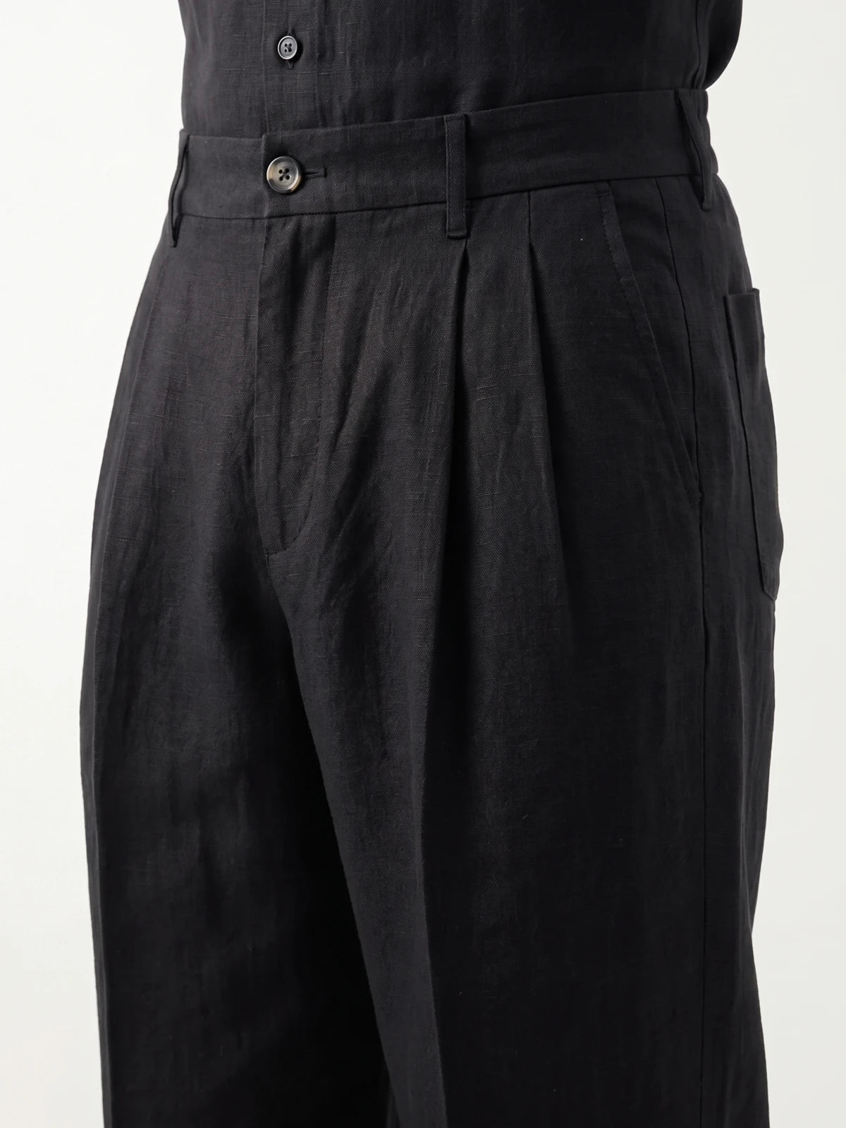 Bruno Valls - MATEO Pantalón de lino con pinzas - imagen 23