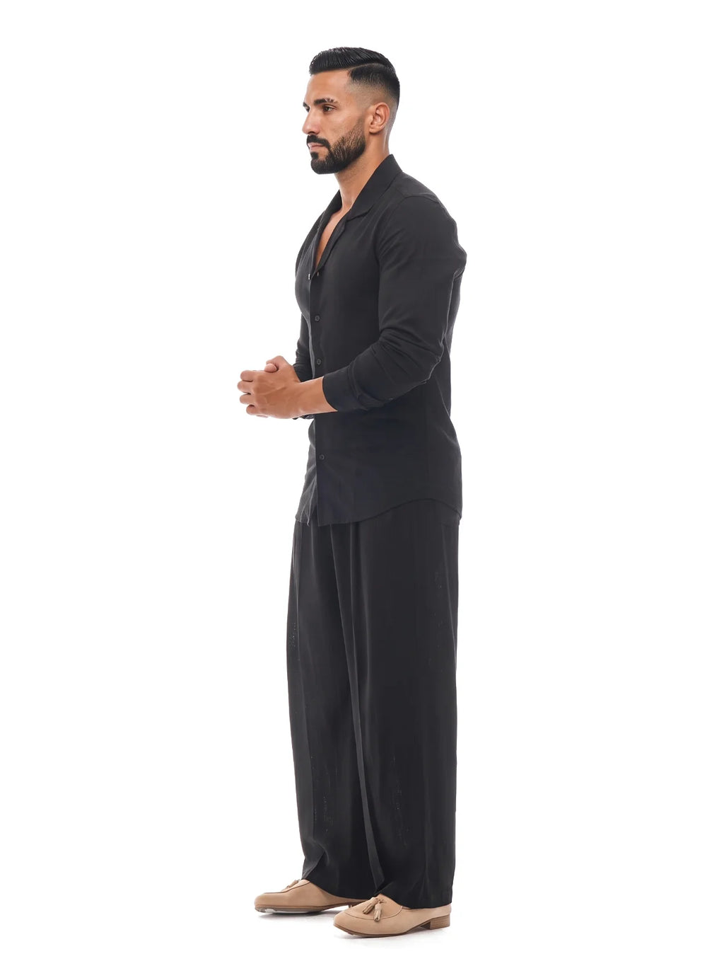 Bruno Valls - MATEO Pantalón de lino con pinzas - imagen 26