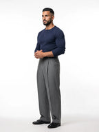Bruno Valls - PELAYO - Pantalón baggy de raya diplomática - imagen 9