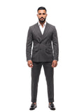 RICARDO traje cruzado gris – look completo – Bruno Valls