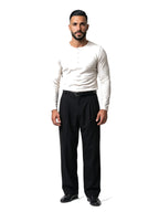 SAMUEL camiseta henley manga larga blanco – look completo – Bruno Valls