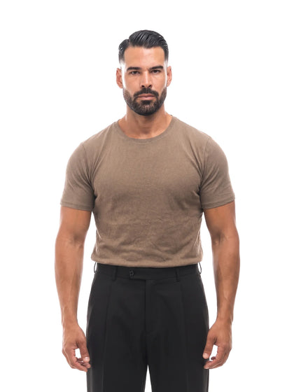SERGIO - Camiseta efecto lino™