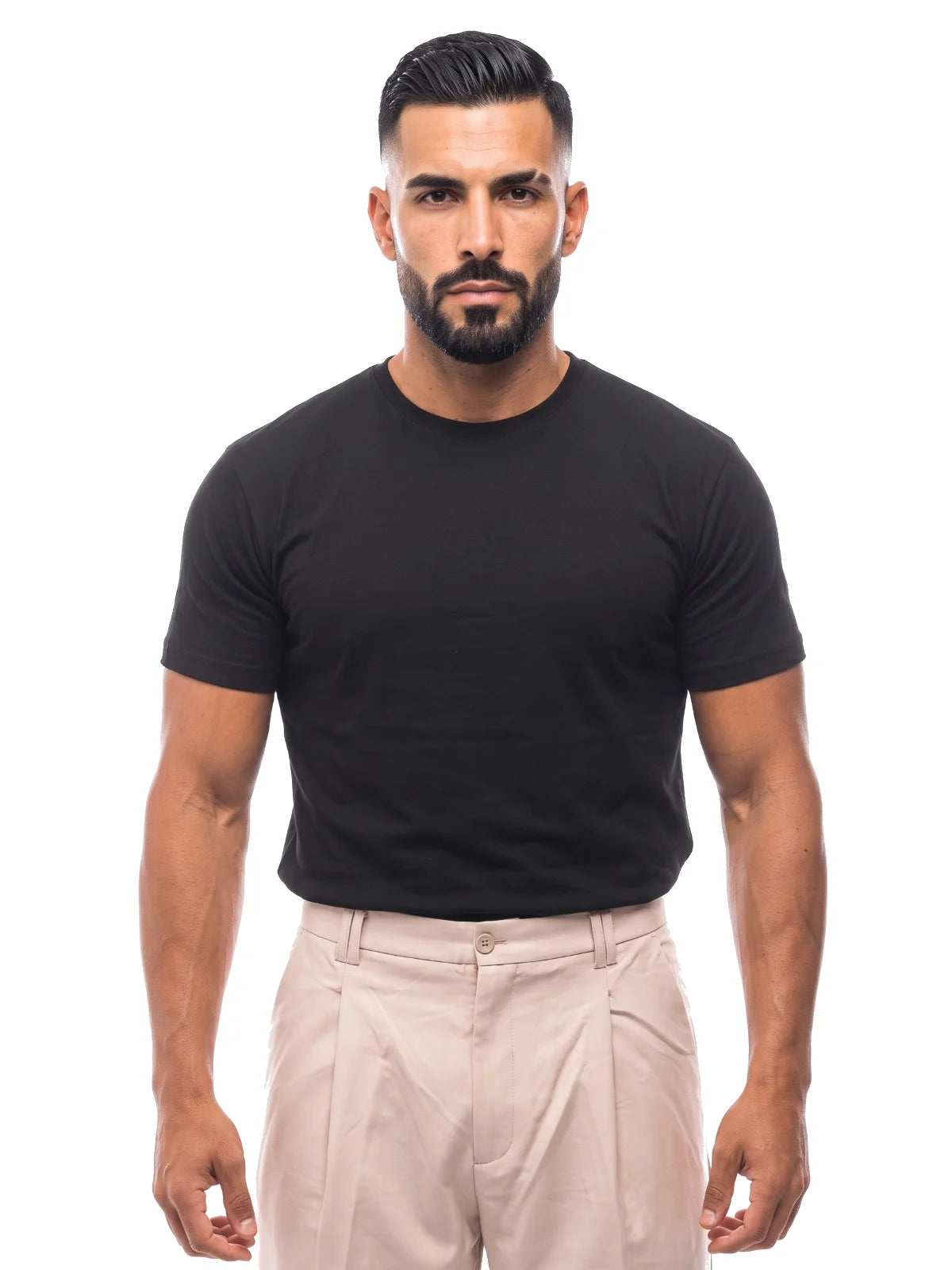 Bruno Valls - camiseta negra del pack - vista frontal