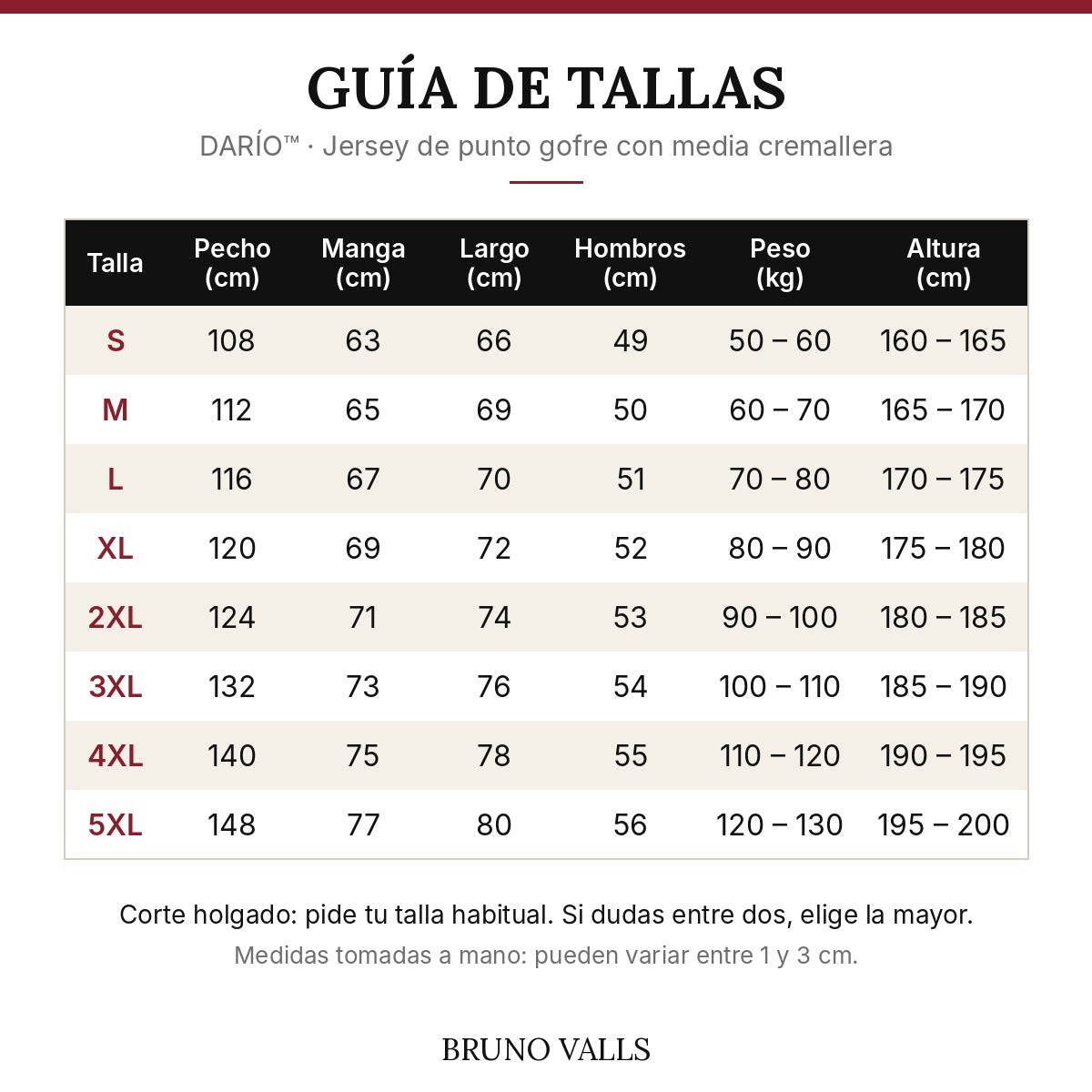 Bruno Valls - DARÍO - Jersey de punto gofre con media cremallera - imagen 13
