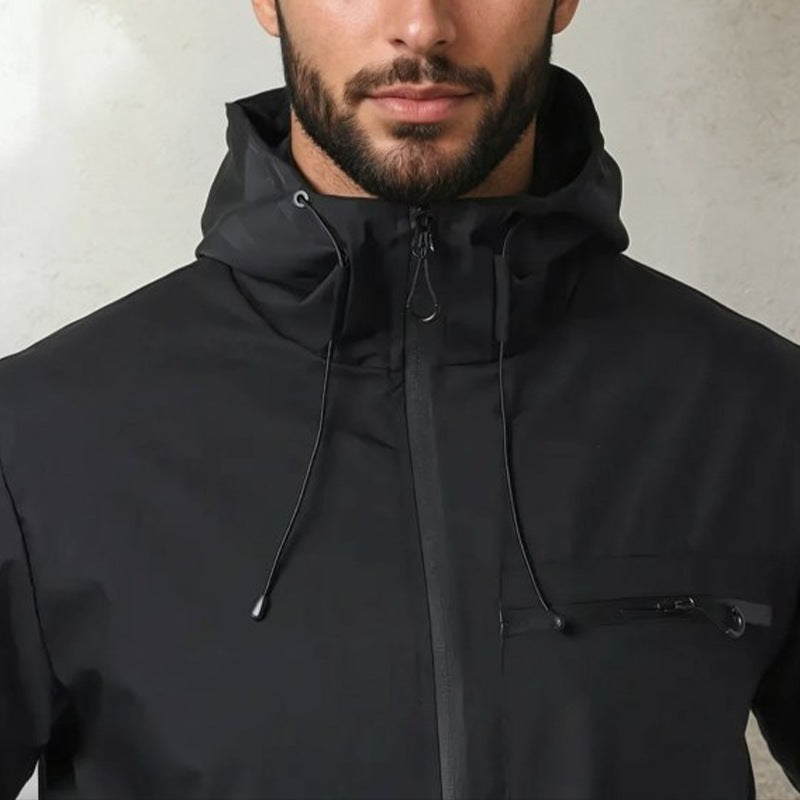 Bruno Valls - MARCELO - Chaqueta técnica cortavientos con capucha - imagen 4